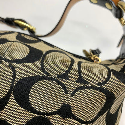 【中古品】【レディース】 COACH コーチ ミニハンドバッグ カバン バッグ かばん 鞄 ※汚れ・変色あり 180-261005-io-07-fuzh カラー：ブラック 万代Net店