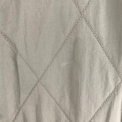 【中古品】【レディース】 LAKOLE ラコレ コート ノーカラー ダイヤキルト キルティング KHAKI アウター 上着 ※汚れ・使用感あり 169-261005-io-17-fuzh サイズ：M カラー：カーキ 万代Net店