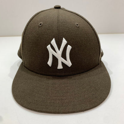 【中古品】【メンズ】 NEWERA ニューエラ 59FIFTY CAP 帽子 キャップ BROWN ※ステッカー無し 185-261005-io-01-fuzh サイズ：58.7cm カラー：ブラウン 万代Net店