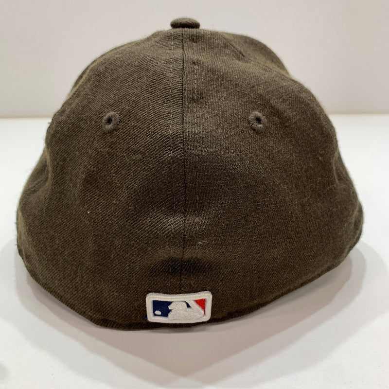 【中古品】【メンズ】 NEWERA ニューエラ 59FIFTY CAP 帽子 キャップ BROWN ※ステッカー無し 185-261005-io-01-fuzh サイズ：58.7cm カラー：ブラウン 万代Net店
