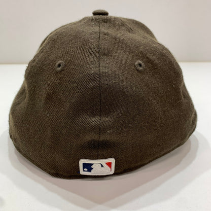 【中古品】【メンズ】 NEWERA ニューエラ 59FIFTY CAP 帽子 キャップ BROWN ※ステッカー無し 185-261005-io-01-fuzh サイズ：58.7cm カラー：ブラウン 万代Net店