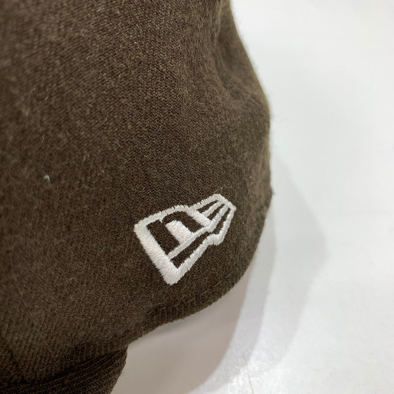 【中古品】【メンズ】 NEWERA ニューエラ 59FIFTY CAP 帽子 キャップ BROWN ※ステッカー無し 185-261005-io-01-fuzh サイズ：58.7cm カラー：ブラウン 万代Net店
