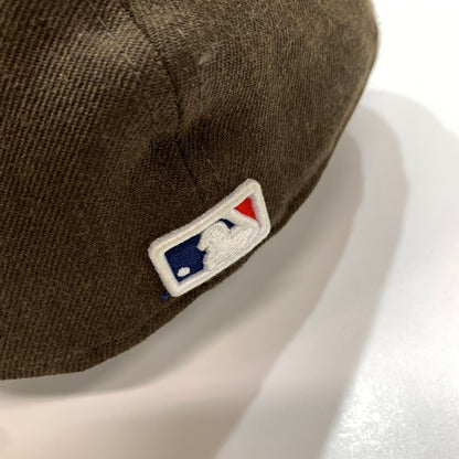 【中古品】【メンズ】 NEWERA ニューエラ 59FIFTY CAP 帽子 キャップ BROWN ※ステッカー無し 185-261005-io-01-fuzh サイズ：58.7cm カラー：ブラウン 万代Net店