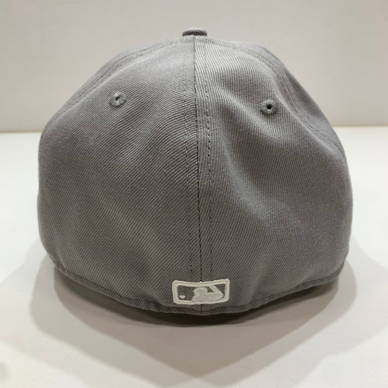 【中古品】【メンズ】 NEWERA ニューエラ 59FIFTY CAP 帽子 キャップ GRAY ※ステッカー無し 185-261005-io-02-fuzh サイズ：58.7cm カラー：グレー 万代Net店