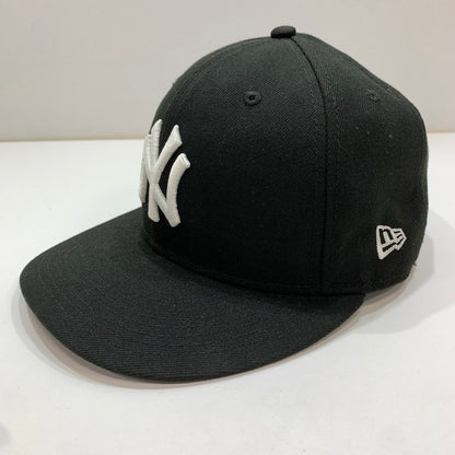 【中古品】【メンズ】 NEWERA ニューエラ 59FIFTY CAP 帽子 キャップ BLACK ※ステッカー無し 185-261005-io-03-fuzh サイズ：58.7cm カラー：ブラック 万代Net店