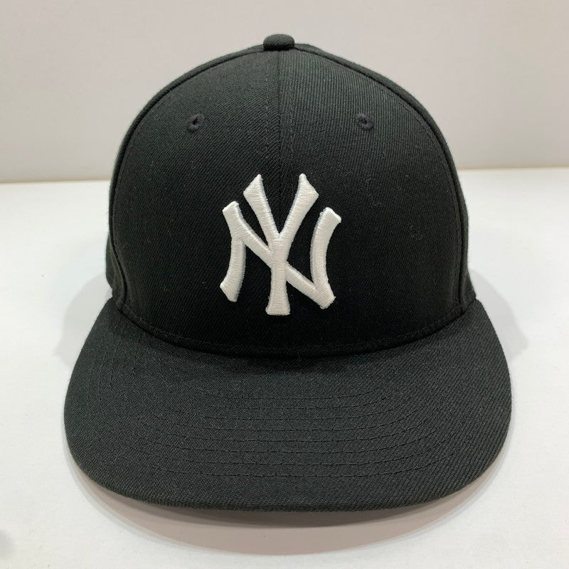 【中古品】【メンズ】 NEWERA ニューエラ 59FIFTY CAP 帽子 キャップ BLACK ※ステッカー無し 185-261005-io-03-fuzh サイズ：58.7cm カラー：ブラック 万代Net店