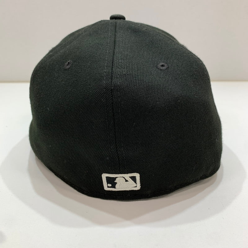 【中古品】【メンズ】 NEWERA ニューエラ 59FIFTY CAP 帽子 キャップ BLACK ※ステッカー無し 185-261005-io-03-fuzh サイズ：58.7cm カラー：ブラック 万代Net店