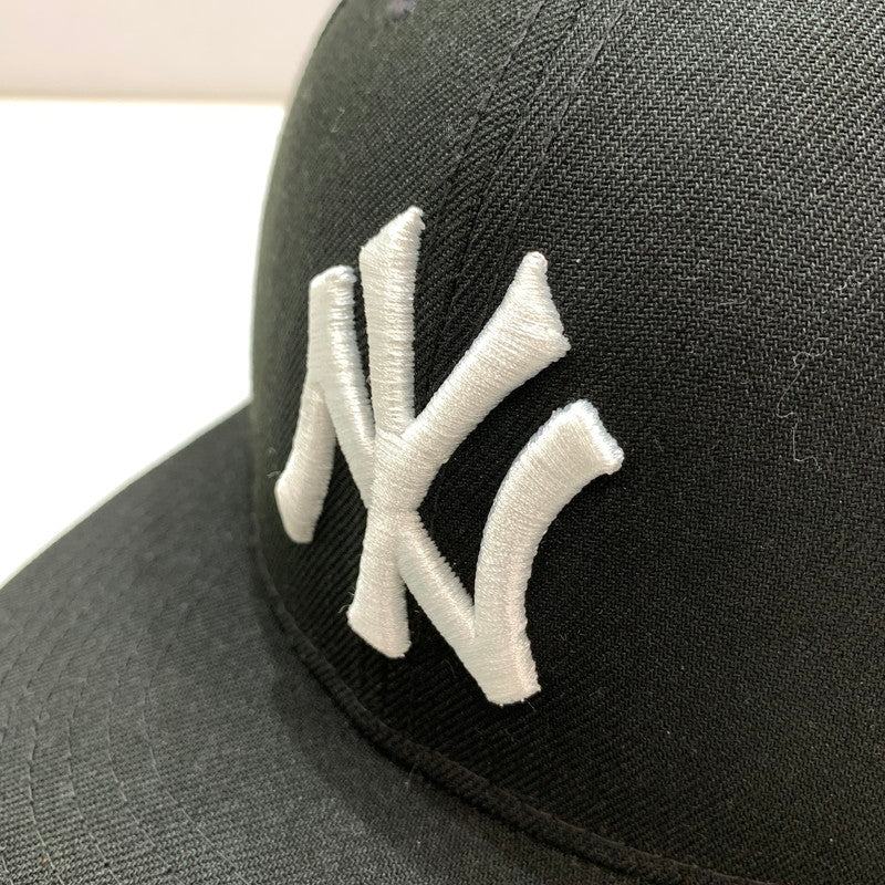 【中古品】【メンズ】 NEWERA ニューエラ 59FIFTY CAP 帽子 キャップ BLACK ※ステッカー無し 185-261005-io-03-fuzh サイズ：58.7cm カラー：ブラック 万代Net店