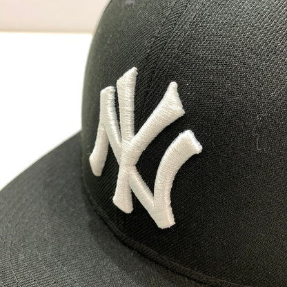 【中古品】【メンズ】 NEWERA ニューエラ 59FIFTY CAP 帽子 キャップ BLACK ※ステッカー無し 185-261005-io-03-fuzh サイズ：58.7cm カラー：ブラック 万代Net店