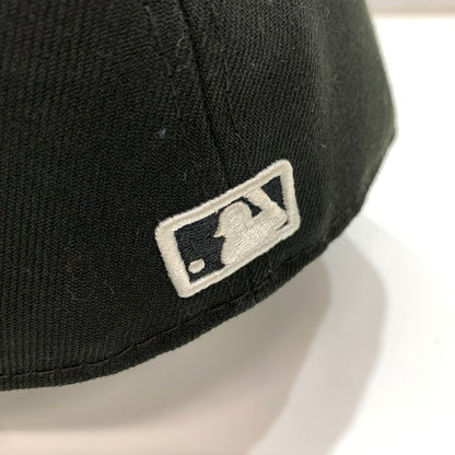 【中古品】【メンズ】 NEWERA ニューエラ 59FIFTY CAP 帽子 キャップ BLACK ※ステッカー無し 185-261005-io-03-fuzh サイズ：58.7cm カラー：ブラック 万代Net店