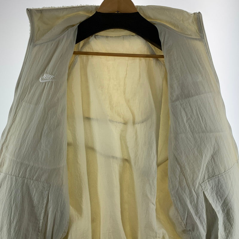 【中古品】【メンズ】 NIKE ナイキ リバーシブルボアジャケット フリース ブルゾン リバーシブル 古着 148-261004-gm-38-fuzh サイズ：L カラー：ホワイト 万代Net店