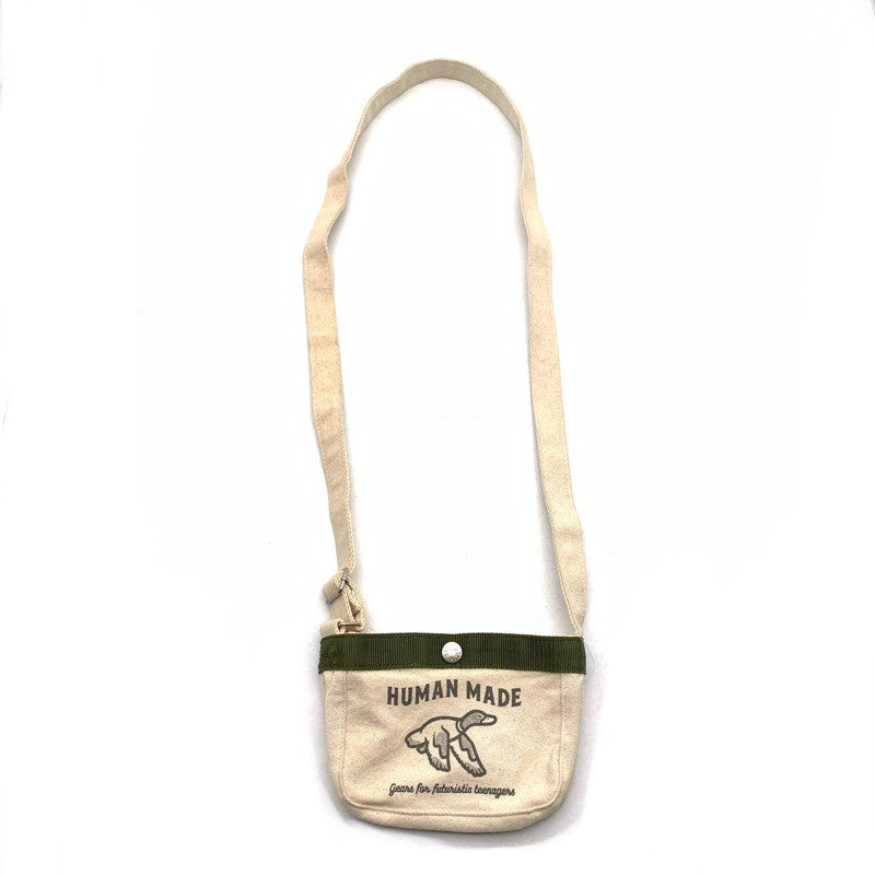 【中古品】【メンズ】 HUMAN MADE ヒューマンメード MINI PAPER BOY BAG ショルダーバッグ カバン 188-261004-gm-45-fuzh カラー：ベージュ 万代Net店