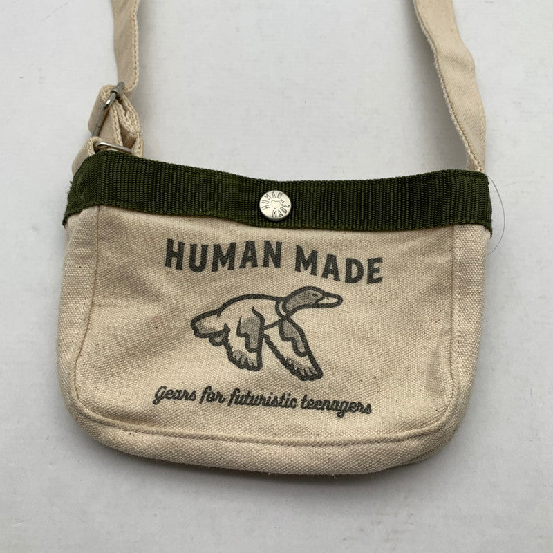 【中古品】【メンズ】 HUMAN MADE ヒューマンメード MINI PAPER BOY BAG ショルダーバッグ カバン 188-261004-gm-45-fuzh カラー：ベージュ 万代Net店