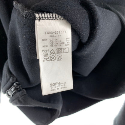 【中古品】【メンズ】 F.C.REAL BRISTOL エフシーレアルブリストル FCRB-232037 VENTILATION HOODIE ベンチレーションフーディ 上着 アウター BLACK ※汚れ(袖口)使用感あり 142-261005-io-15-fuzh サイズ：S カラー：ブラック 万代Net店