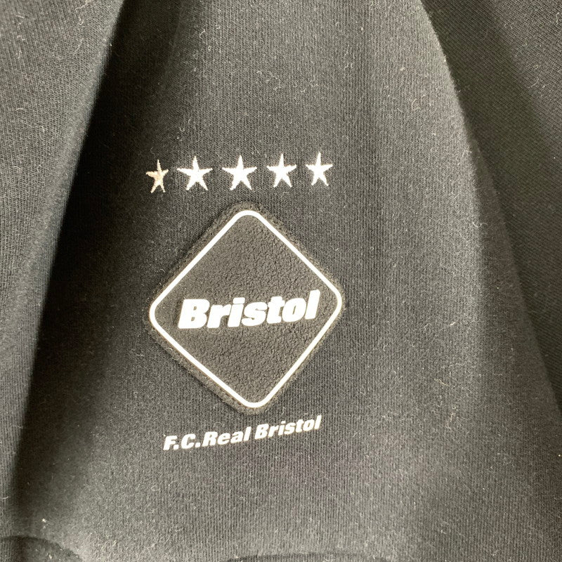 【中古品】【メンズ】 F.C.REAL BRISTOL エフシーレアルブリストル FCRB-232037 VENTILATION HOODIE ベンチレーションフーディ 上着 アウター BLACK ※汚れ(袖口)使用感あり 142-261005-io-15-fuzh サイズ：S カラー：ブラック 万代Net店