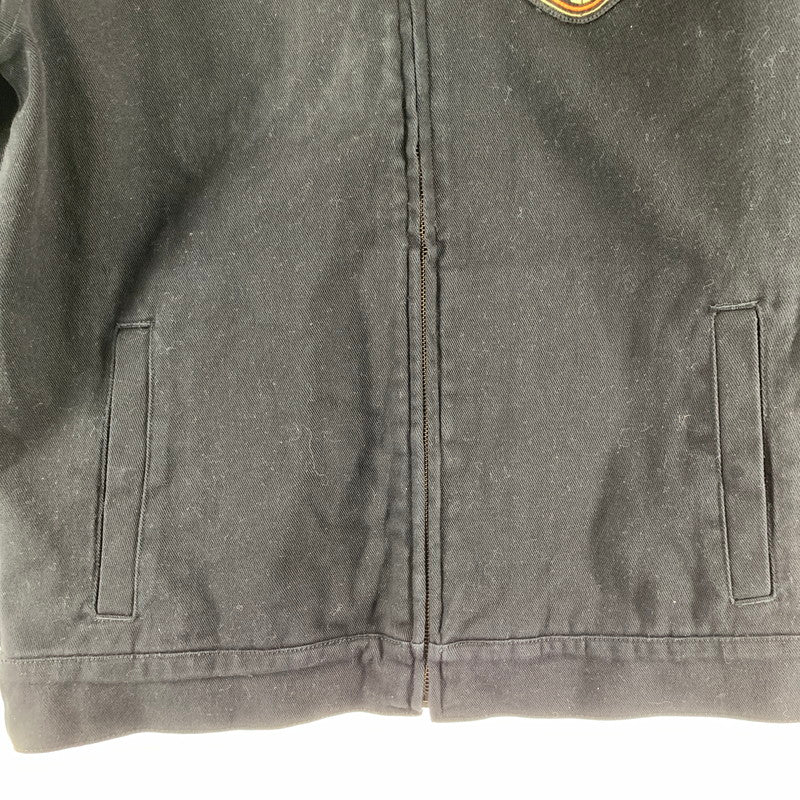 【中古品】【メンズ】 HARLEY-DAVIDSON ハーレーダビッドソン 97412-25VM ツイルジャケット アウター 上着 BLACK ※使用感あり 145-261005-io-14-fuzh サイズ：S カラー：ブラック 万代Net店