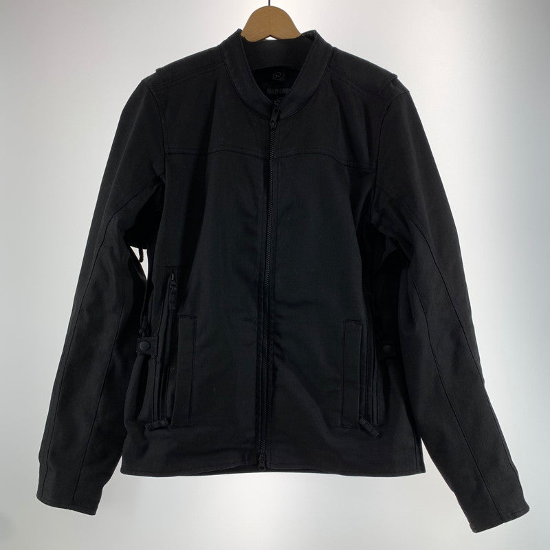 【中古品】【メンズ】 HARLEY DAVIDSON ハーレーダビッドソン RIDING JACKET BLACK ライディングジャケット ※スレあり 145-261005-io-12-fuzh サイズ：S カラー：ブラック 万代Net店