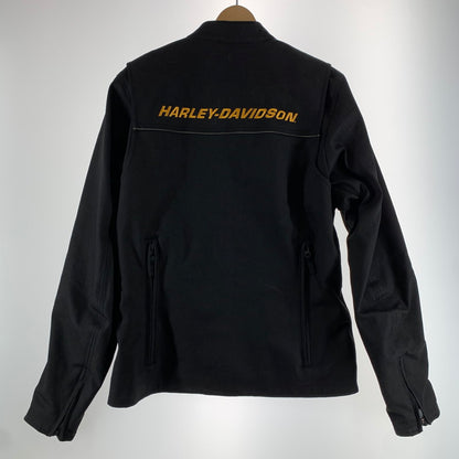 【中古品】【メンズ】 HARLEY DAVIDSON ハーレーダビッドソン RIDING JACKET BLACK ライディングジャケット ※スレあり 145-261005-io-12-fuzh サイズ：S カラー：ブラック 万代Net店