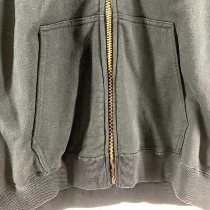 【中古品】【メンズ】 XLARGE エクストララージ 101233012008 BACKSIDE SLANTED OG ZIP HOODED SWEATSHIRT フーディー スウェットシャツ パーカー BLACK FULL ZIP 142-261005-io-16-fuzh サイズ：L カラー：ブラック 万代Net店