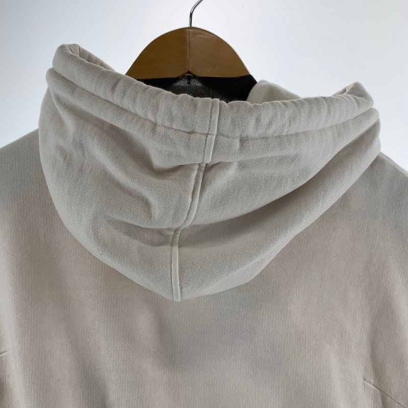 【中古品】【メンズ】 DOUBLET×CONVERSE コンバース 25SS76CS388 ”JACK PURCELL ALLSTAR” EMBROIDERY HOODIE フーディー パーカー WHITE 140-261005-io-13-fuzh サイズ：L カラー：ホワイト 万代Net店