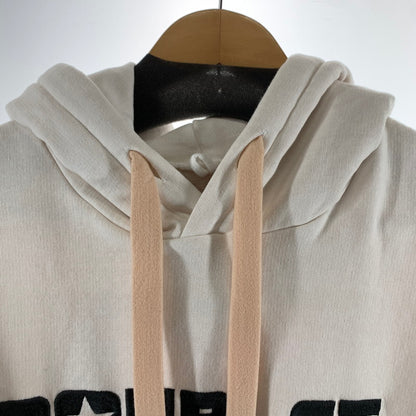 【中古品】【メンズ】 DOUBLET×CONVERSE コンバース 25SS76CS388 ”JACK PURCELL ALLSTAR” EMBROIDERY HOODIE フーディー パーカー WHITE 140-261005-io-13-fuzh サイズ：L カラー：ホワイト 万代Net店