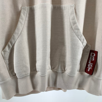 【中古品】【メンズ】 DOUBLET×CONVERSE コンバース 25SS76CS388 ”JACK PURCELL ALLSTAR” EMBROIDERY HOODIE フーディー パーカー WHITE 140-261005-io-13-fuzh サイズ：L カラー：ホワイト 万代Net店
