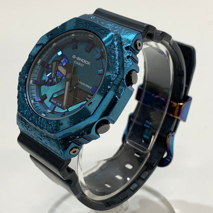 【中古品】【メンズ】 G-SHOCK ジーショック GM-2140GEM 40TH ANNIVERSARY ADVENTURER'S STONE SERIES 時計 腕時計 BLUE 本体のみ 196-261005-io-09-fuzh カラー：ブルー 万代Net店