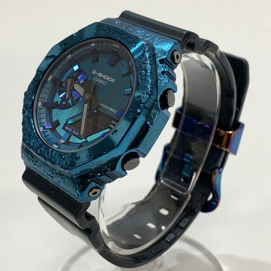 【中古品】【メンズ】 G-SHOCK ジーショック GM-2140GEM 40TH ANNIVERSARY ADVENTURER'S STONE SERIES 時計 腕時計 BLUE 本体のみ 196-261005-io-09-fuzh カラー：ブルー 万代Net店