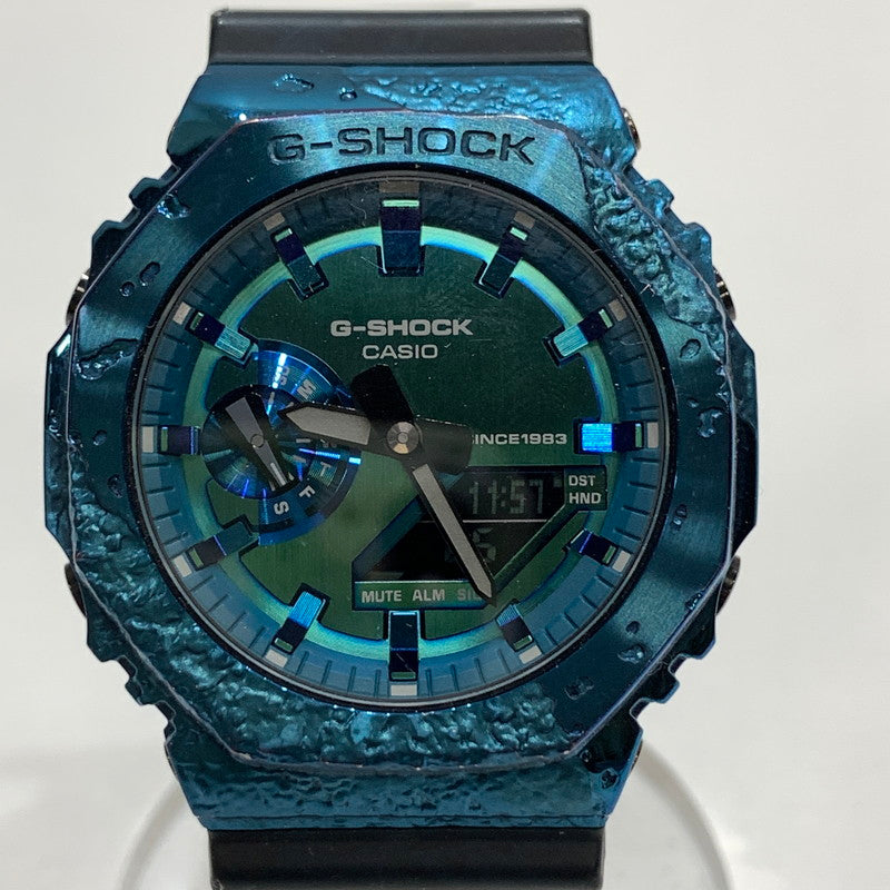 【中古品】【メンズ】 G-SHOCK ジーショック GM-2140GEM 40TH ANNIVERSARY ADVENTURER'S STONE SERIES 時計 腕時計 BLUE 本体のみ 196-261005-io-09-fuzh カラー：ブルー 万代Net店