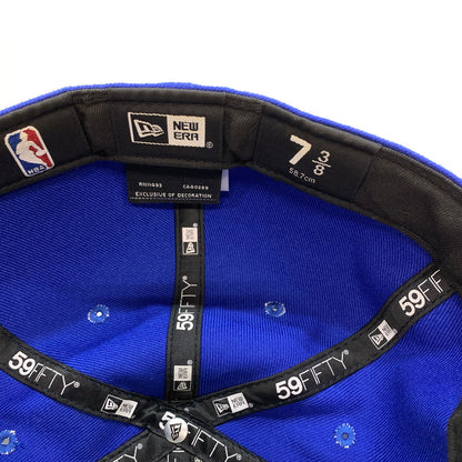 【中古品】【メンズ】 NEWERA ニューエラ キャップ 帽子 BLUE 185-261005-io-06-fuzh サイズ：58.7cm カラー：ブルー 万代Net店