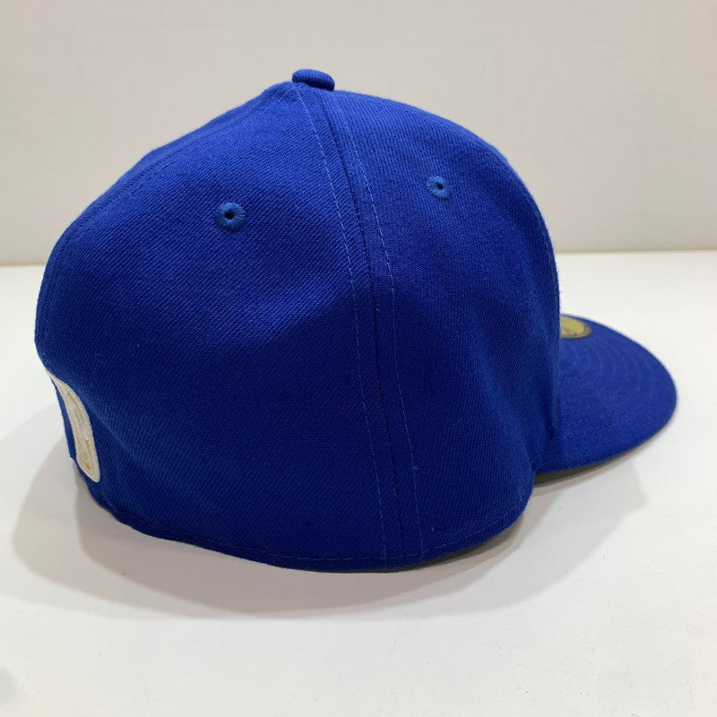 【中古品】【メンズ】 NEWERA ニューエラ キャップ 帽子 BLUE 185-261005-io-06-fuzh サイズ：58.7cm カラー：ブルー 万代Net店