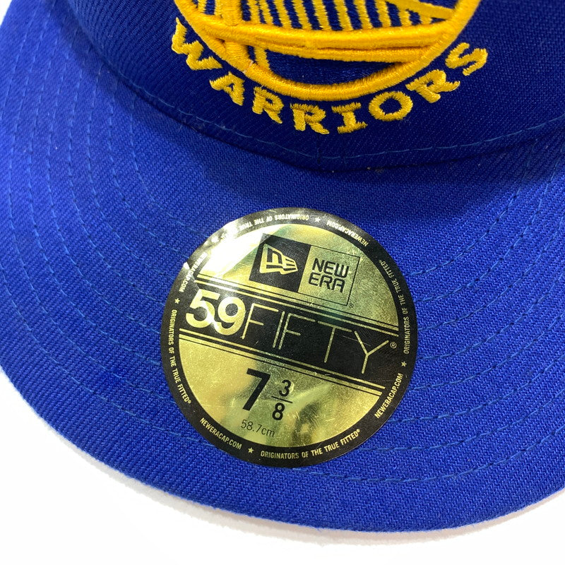 【中古品】【メンズ】 NEWERA ニューエラ キャップ 帽子 BLUE 185-261005-io-06-fuzh サイズ：58.7cm カラー：ブルー 万代Net店