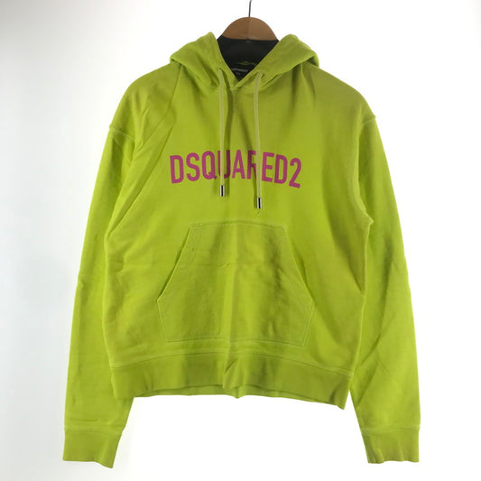 【中古品】【レディース】 DSQUARED2 ディースクエアード パーカー LIMEGREEN E10918045500 ※汚れ・シミ・変色・色落ち・使用感あり 170-261006-io-08-fuzh サイズ：XXS カラー：ライムグリーン 万代Net店