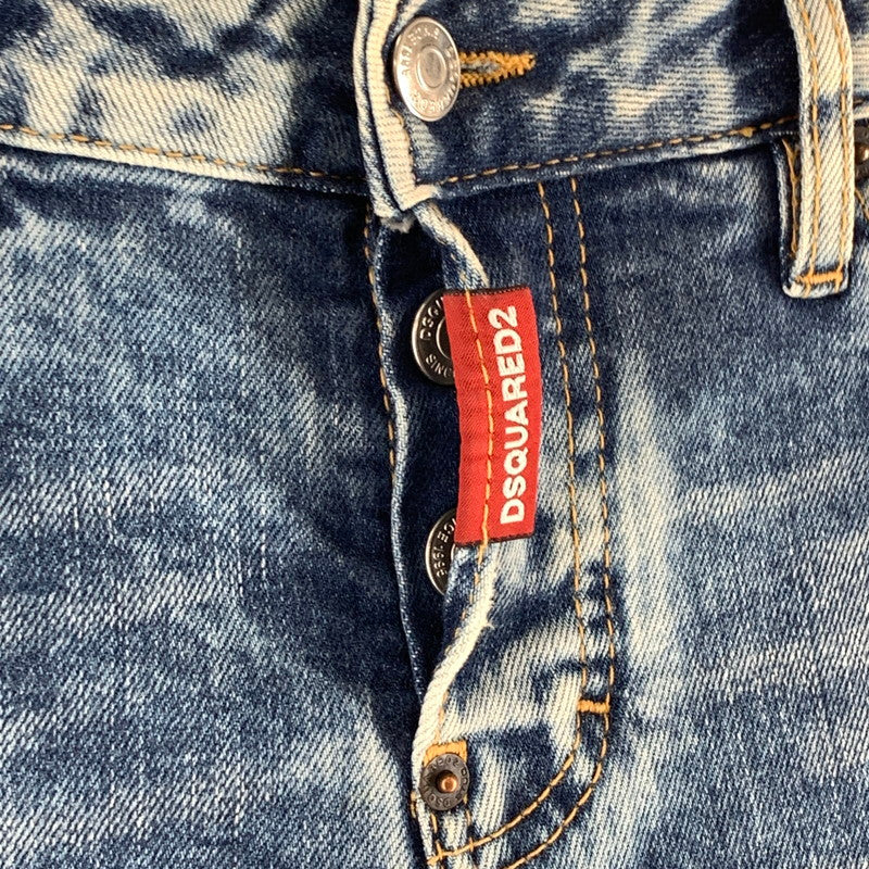 【中古品】【レディース】 DSQUARED2 ディースクエアード DENIM PANTS S75LB0914 デニムパンツ ジーンズ 171-261004-gm-40-fuzh サイズ：36 カラー：ブルー 万代Net店
