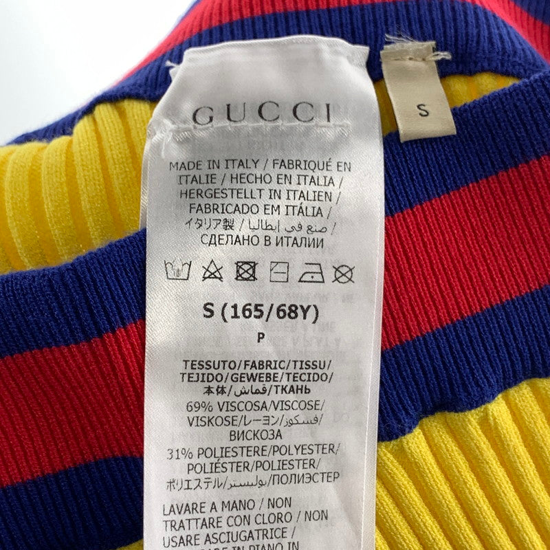【中古品】【レディース】 GUCCI グッチ ショートパンツ ニット ストレッチ レギンス ショーツ ブランド 古着 171-261004-gm-44-fuzh サイズ：S カラー：マルチカラー 万代Net店