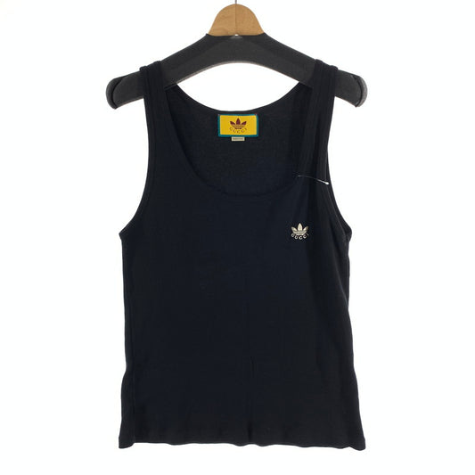 【中古品】【メンズ】 GUCCI グッチ×ADIDAS アディダス タンクトップ トップス ブランド 古着 141-261004-gm-30-fuzh サイズ：L カラー：ブラック 万代Net店