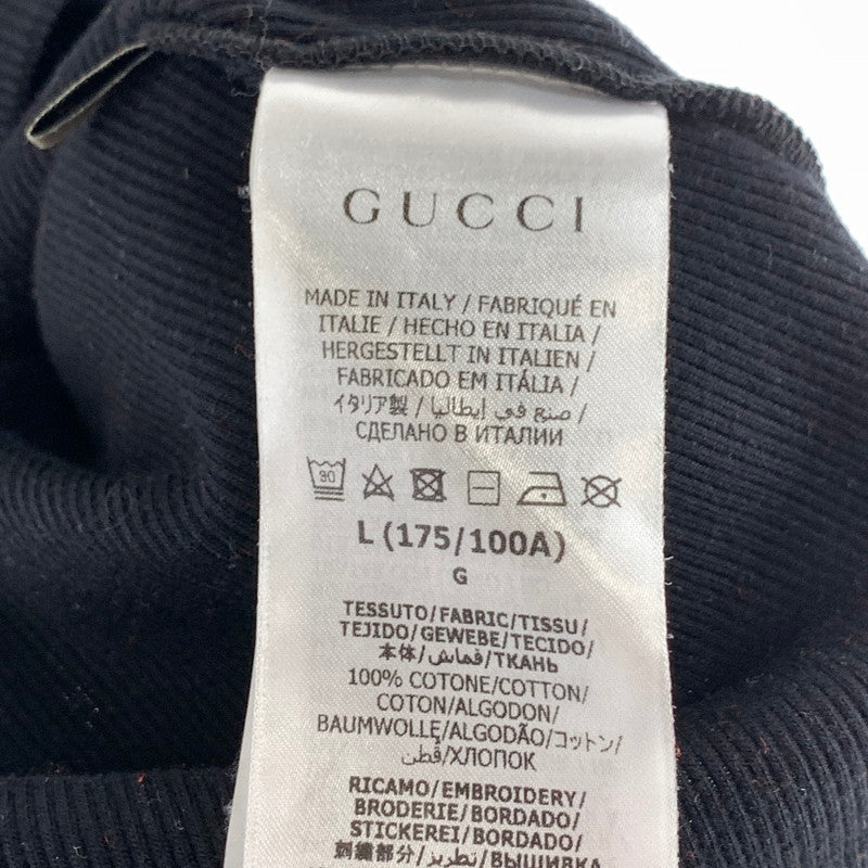 【中古品】【メンズ】 GUCCI グッチ×ADIDAS アディダス タンクトップ トップス ブランド 古着 141-261004-gm-30-fuzh サイズ：L カラー：ブラック 万代Net店