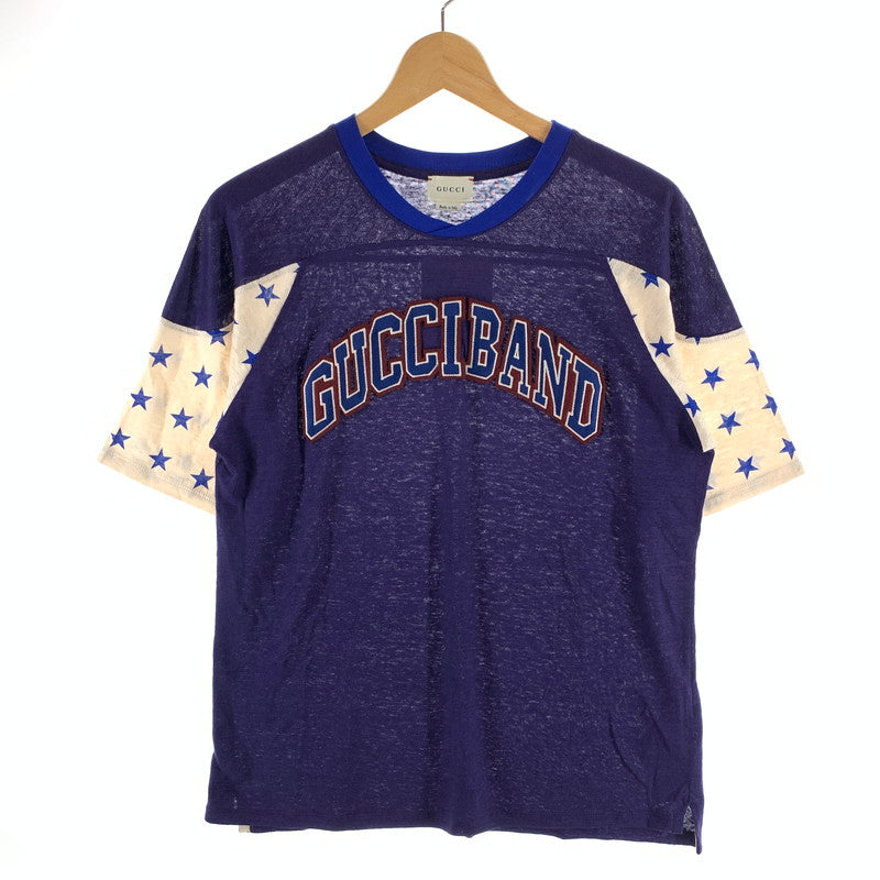 【中古品】【レディース】 GUCCI グッチ 半袖Tシャツ カットソー ブランド 古着 170-261004-gm-28-fuzh サイズ：12 カラー：パープル 万代Net店