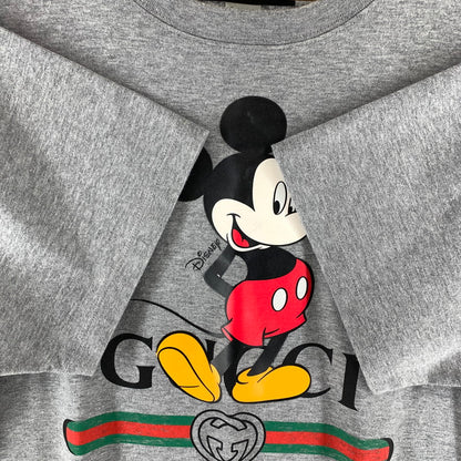 【中古品】【メンズ】 GUCCI グッチ×DISNEY ディズニー 565806 XJB67 半袖Tシャツ カットソー ブランド 古着 141-261004-gm-27-fuzh サイズ：S カラー：グレー 万代Net店