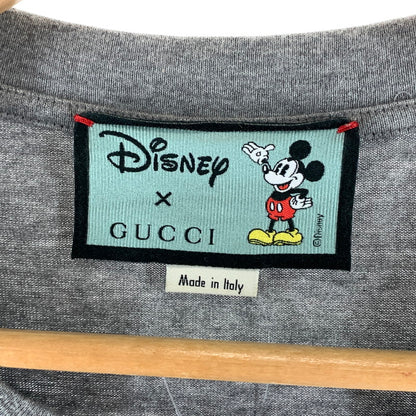 【中古品】【メンズ】 GUCCI グッチ×DISNEY ディズニー 565806 XJB67 半袖Tシャツ カットソー ブランド 古着 141-261004-gm-27-fuzh サイズ：S カラー：グレー 万代Net店