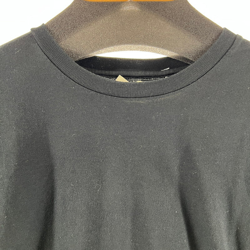 【中古品】【メンズ】 SAINT LAURENT サンローラン TP13 460876 LOGO T-SHIRT ロゴTシャツ 半袖 BLACK ※首タグ取れかかっている 141-261006-io-11-fuzh サイズ：XS カラー：ブラック 万代Net店