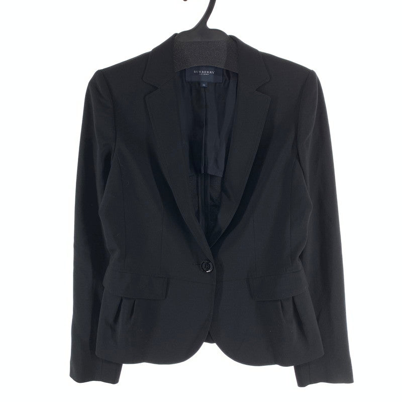 【中古品】【レディース】 BURBERRY LONDON バーバリー ロンドン テーラードジャケット アウター ブランド 古着 170-261004-gm-31-fuzh サイズ：38 カラー：ブラック 万代Net店