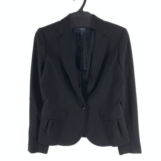 【中古品】【レディース】 BURBERRY LONDON バーバリー ロンドン テーラードジャケット アウター ブランド 古着 170-261004-gm-31-fuzh サイズ：38 カラー：ブラック 万代Net店