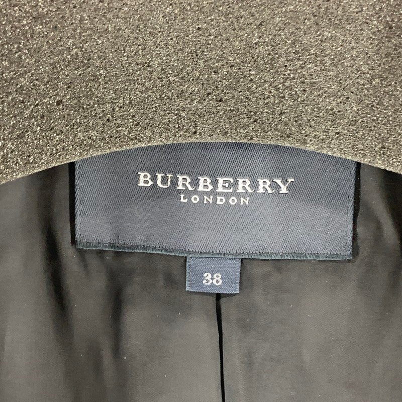 【中古品】【レディース】 BURBERRY LONDON バーバリー ロンドン テーラードジャケット アウター ブランド 古着 170-261004-gm-31-fuzh サイズ：38 カラー：ブラック 万代Net店