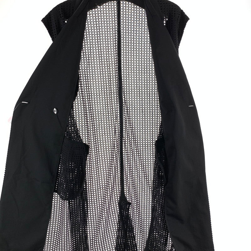 【中古品】【レディース】 BITTOKO 11524101 メッシュ釦ジレ ロング丈 ベスト レイヤード 170-261004-gm-32-fuzh サイズ：38 カラー：ブラック 万代Net店