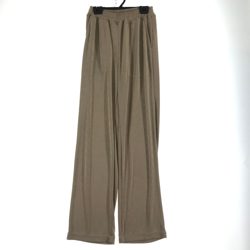 【中古品】【レディース】 SOV. ソブ シャイニーワイドイージーパンツ 長ズボン ズボン パンツ BEIGE 女性 ※白いスレあり 171-261018-io-15-fuzh サイズ：36 カラー：ベージュ 万代Net店