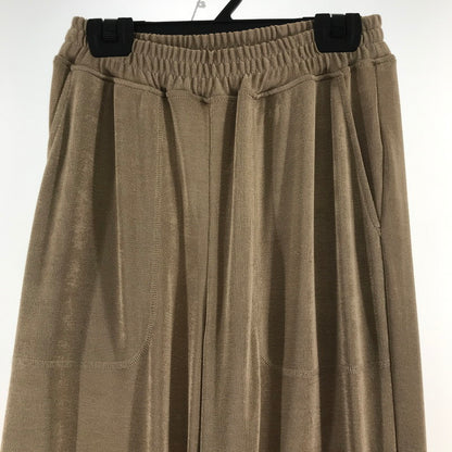 【中古品】【レディース】 SOV. ソブ シャイニーワイドイージーパンツ 長ズボン ズボン パンツ BEIGE 女性 ※白いスレあり 171-261018-io-15-fuzh サイズ：36 カラー：ベージュ 万代Net店