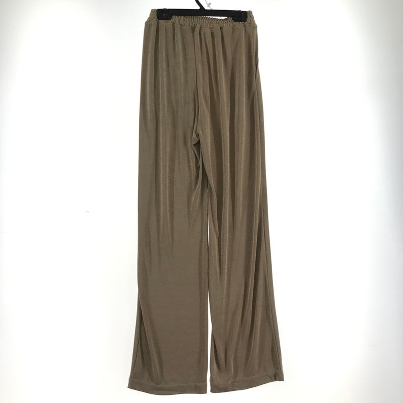 【中古品】【レディース】 SOV. ソブ シャイニーワイドイージーパンツ 長ズボン ズボン パンツ BEIGE 女性 ※白いスレあり 171-261018-io-15-fuzh サイズ：36 カラー：ベージュ 万代Net店