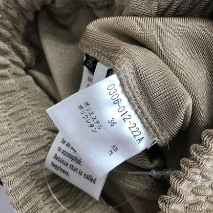 【中古品】【レディース】 SOV. ソブ シャイニーワイドイージーパンツ 長ズボン ズボン パンツ BEIGE 女性 ※白いスレあり 171-261018-io-15-fuzh サイズ：36 カラー：ベージュ 万代Net店