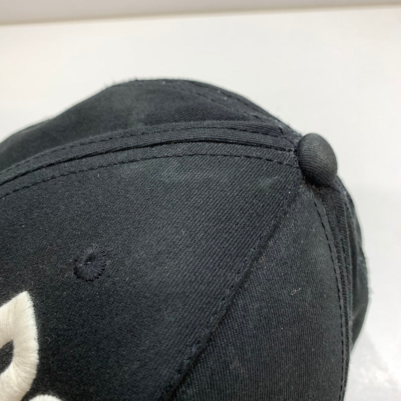 【中古品】【メンズ】 DSQUARED2 ディースクエアード キャップ 帽子 BLACK ※スレ・汚れあり 185-261005-io-05-fuzh サイズ：F カラー：ブラック 万代Net店